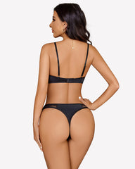 FLace Underwire Bra and Pany Set