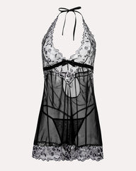 Lace Babydoll Mesh Chemise Nightwear