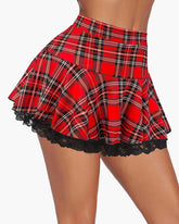 Pleated Mini Skirt