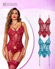 2 Pack Lace Lingerie Sets