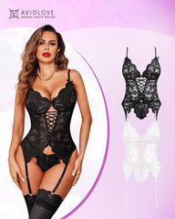 2 Pack Lace Lingerie Sets