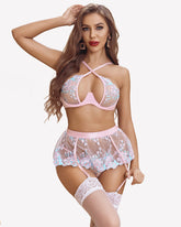 FGarter Lingerie Set with Underwire