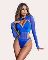 Butterfly Rave Outfits Bodysuit Crop Top Set