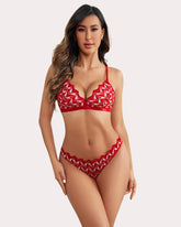 Criss Cross Bra And Panty Set