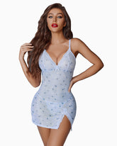 Elf Lace Mesh Side Slit Chemise