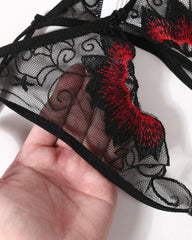 FBriefs Embroidered Thongs Panties