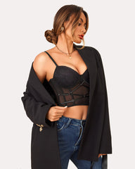 Tank Top Lace Corset with Thong