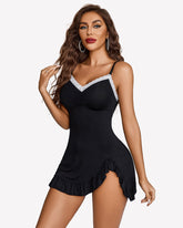 Modal Side Slit Chemise nighties