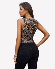 Mesh Tank Top Sheer Tops