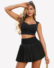 Y2k Mini Skirt High Waisted Pleated Skirt