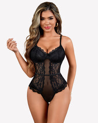 Lace Bodysuit One Piece Mini Top