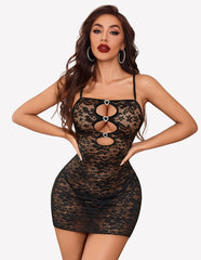 Cutout Chemise Exotic Boudoir Outfits