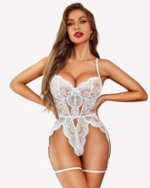 Cross-Back Straps Teddy Babydoll