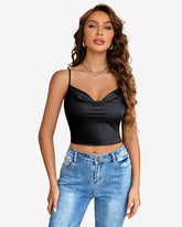 Silk Satin Camisole Y2k Tank Top