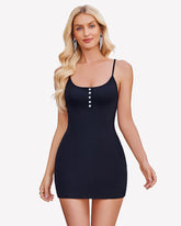 Slip Adjustable Spaghetti Strap Mini Dress