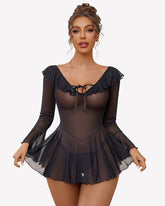 Rave Ruffle Off Shoulder Dress