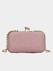Glitter Chain Box Evening Clutch Bag MNBF094