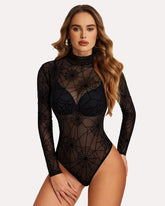 Long Sleeve Sheer Bodysuit