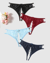 Lace Panties FLace Briefs with Bow