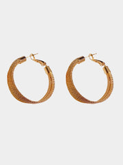 Personalized Metal Geometric Large Earrings