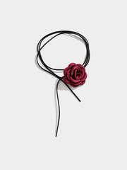 Sweet Free Knotted Camellia Necklace