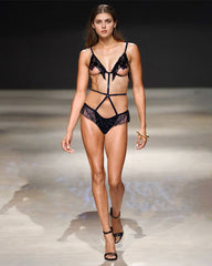 Beaded Fringe Outvert Bodysuit