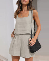 Crop Tops Shorts Sets