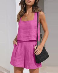 Crop Tops Shorts Sets