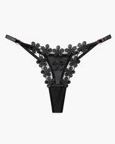 Flower Embroidery Mesh Lace Panties