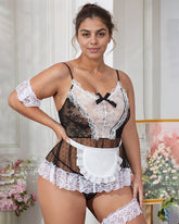 Lace Patchwork Maid Set