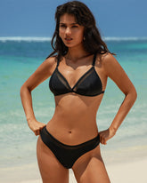 Mesh Trim Bikini Set
