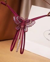 Pearl Sequined Mesh Low Rise Panties