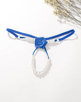 Pearl Rose See-Through  Thong Panties