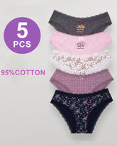 Lace print low waist Panties
