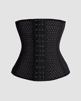 Hollow Plastic Belt Three-Breasted Corset
