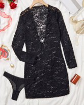 Deep V Slim Chain Nightdress