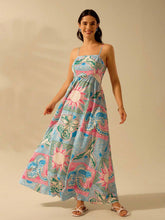 Graphic Print A-line Vacation Dress