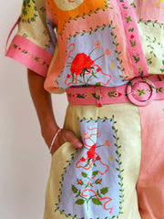 Cute Cartoon Printed Half Sleeve Two Set