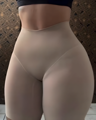 Mesh High Rise Tummy Control Shaping Shorts