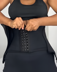 Steel-Boned Abdominal Compressions Hourglass Waist Trainer