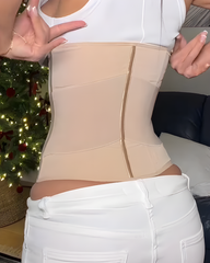 Double-Layer Abdominal Support Steel Boned Waist Trainer