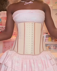 Steel Boned Abdominal Shaping Open Chest Waist Trainer