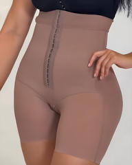 Mesh Butt Enhance Hook Eye Shaping Shorts