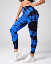 Seamless Tie Dye High Waisted Active Yoga Pants