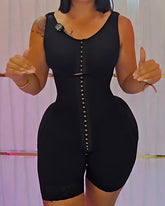 4-Rows Hook and Eye Strong Shaping Body Shaper