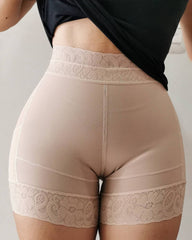 Postpartum Recovery Slimming Lace Butt Lifter Shorts