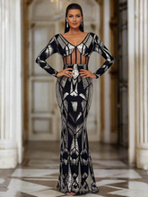 Formal Corset Sequin Dress