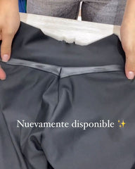 High Waisted Stretchy Faux Leather Leggings