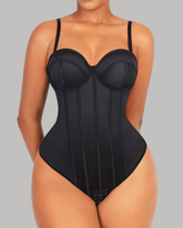 Cupped Strapless Bra-free Bodysuit Shapewear