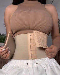 Hook-eyes Closure Slimming Hourglass Waistband